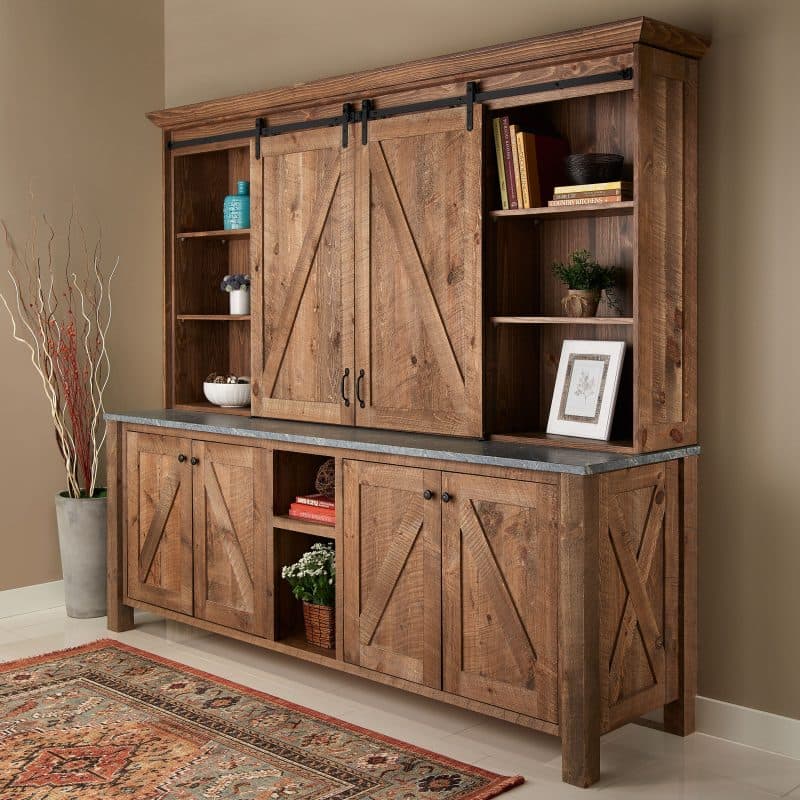 Barn Board Entertainment Center