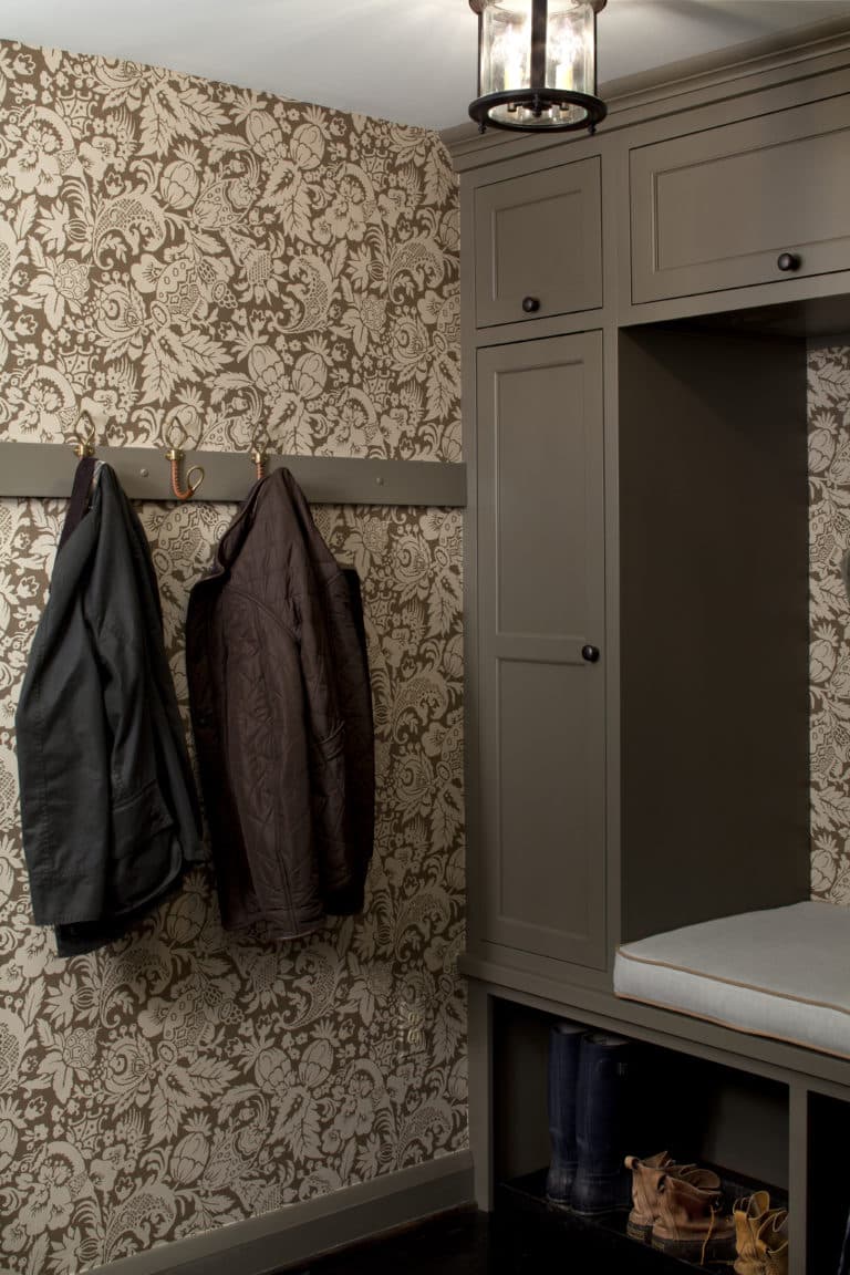 Custom Mudroom Cabinets With Bench