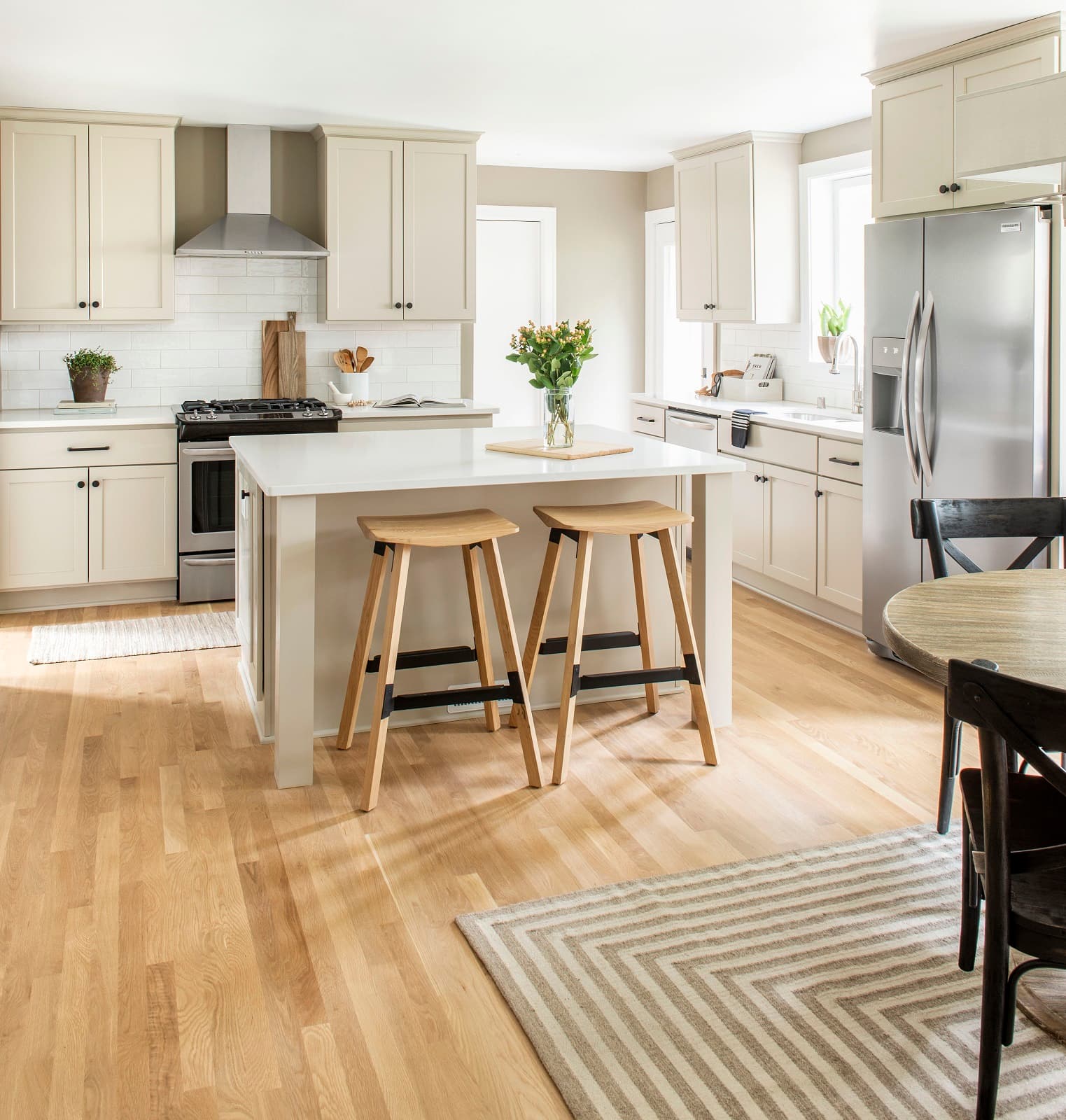 Light Beige Modern Farmhouse Kitchen
