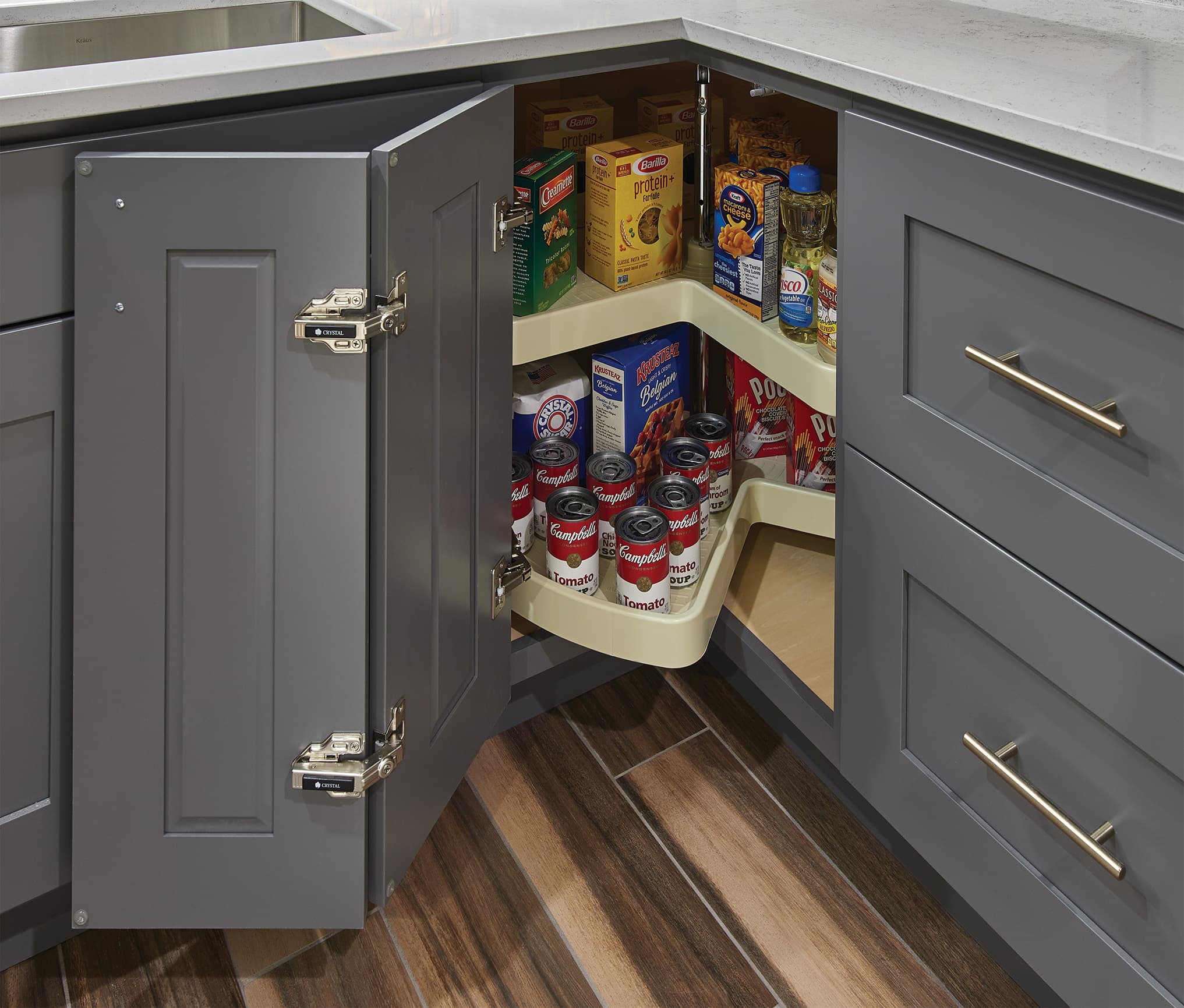 Base Carousel cabinet storage solution